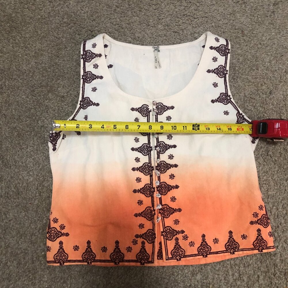 Women's ombre vest {BKE} made in India Size L - Picture 8 of 8